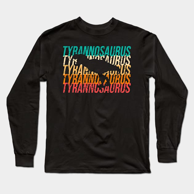 Tyrannosaurus Rex Long Sleeve T-Shirt by Mila46